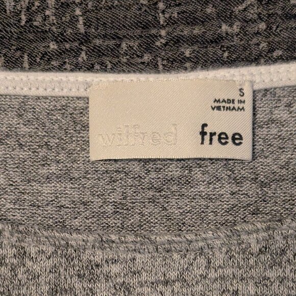 Wilfred Free, Gray Melange 3/4 sleeve, sweater dress - Picture 3 of 3